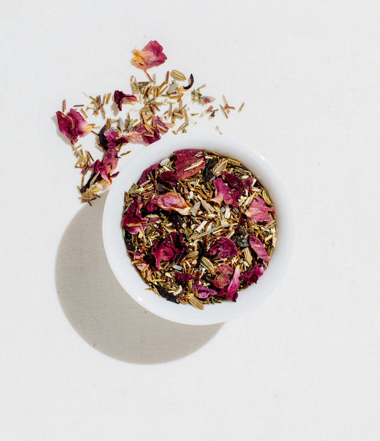 Flow Blend Tea (Rose, Shatavari, + Chrysanthemum Tea)